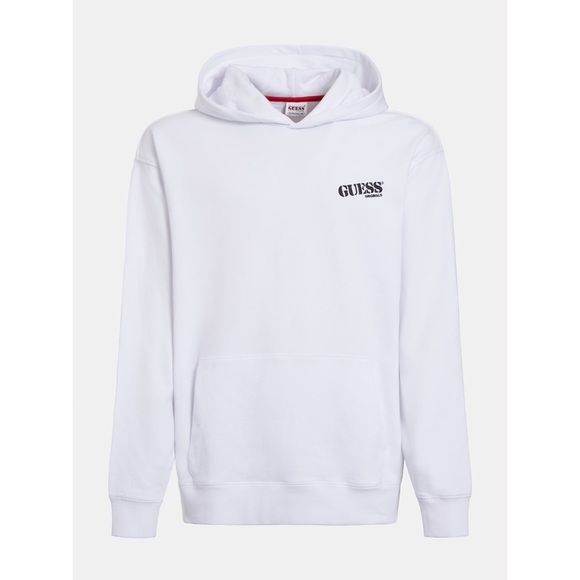 New GUESS Original Mens Logo Hoodie - Picture 1 of 7